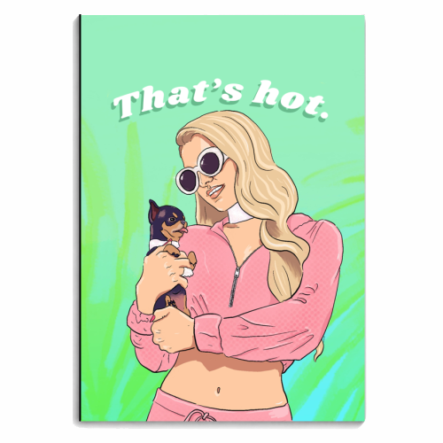 Paris Hilton - personalised A4, A5, A6 notebook by The Queer Store