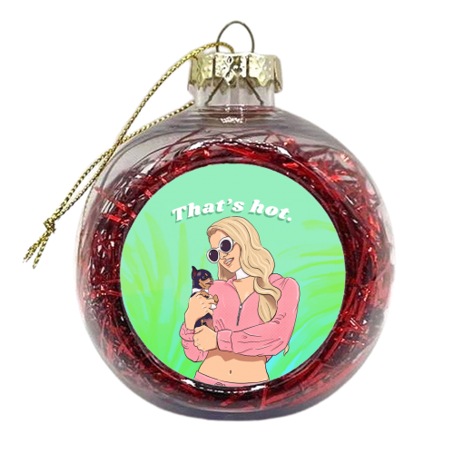 Paris Hilton - xmas bauble by The Queer Store