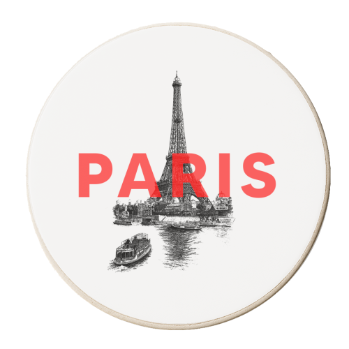 Paris - personalised beer coaster by The 13 Prints