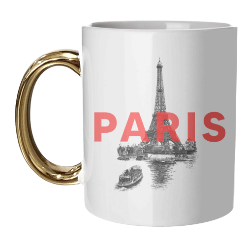 Paris - unique mug by The 13 Prints