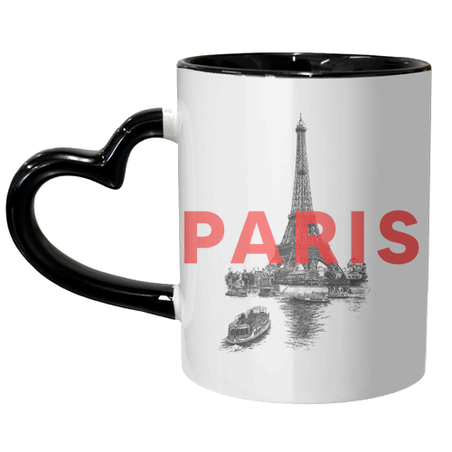 Paris - unique mug by The 13 Prints