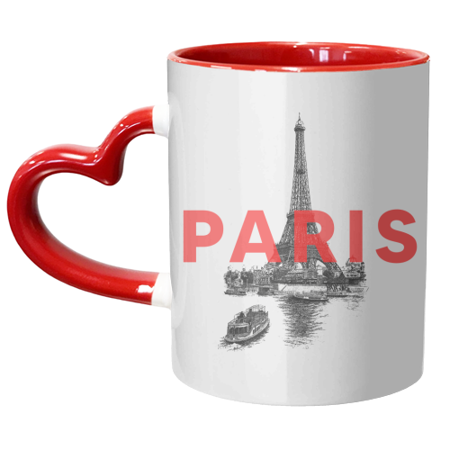 Paris - unique mug by The 13 Prints