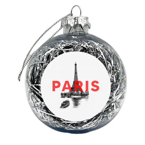 Paris - xmas bauble by The 13 Prints
