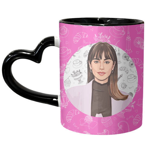 Parisian Lil - unique mug by DOLLY WOLFE