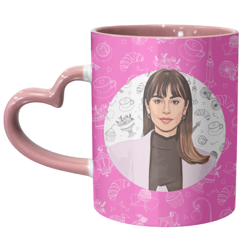 Parisian Lil - unique mug by DOLLY WOLFE