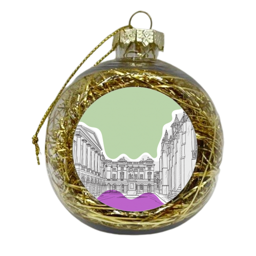 Parliament Square, Edinburgh, Scotland - xmas bauble by Adam Regester