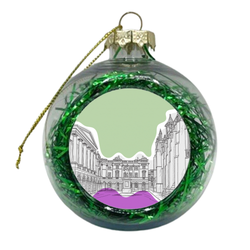 Parliament Square, Edinburgh, Scotland - xmas bauble by Adam Regester