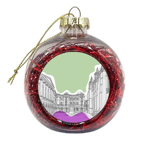 Parliament Square, Edinburgh, Scotland - xmas bauble by Adam Regester