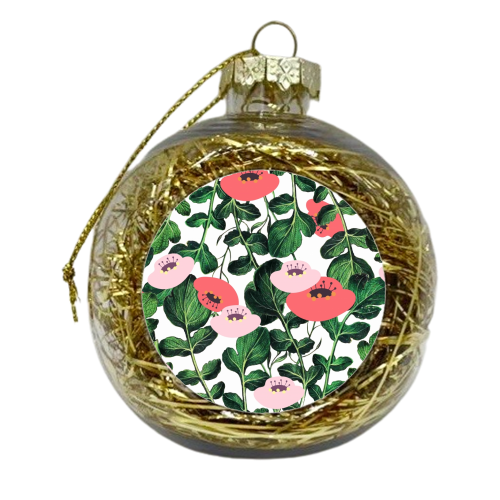 Parsnip & Poppies - xmas bauble by Uma Prabhakar Gokhale