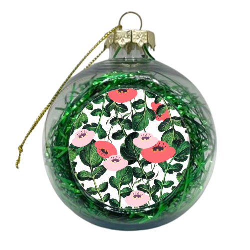 Parsnip & Poppies - xmas bauble by Uma Prabhakar Gokhale