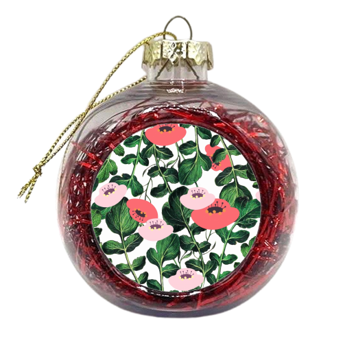 Parsnip & Poppies - xmas bauble by Uma Prabhakar Gokhale