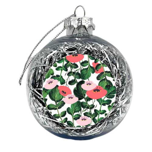 Parsnip & Poppies - xmas bauble by Uma Prabhakar Gokhale