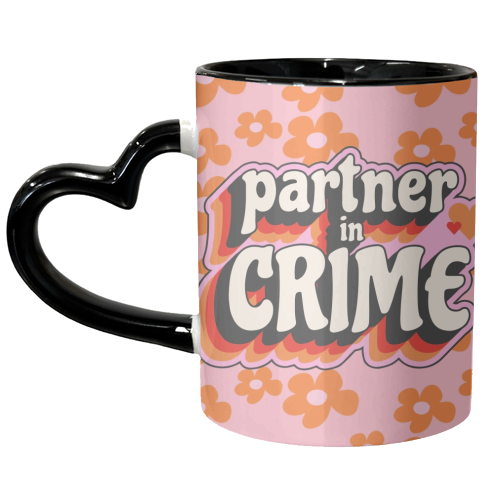 Partner in Crime - unique mug by Lilly Rose