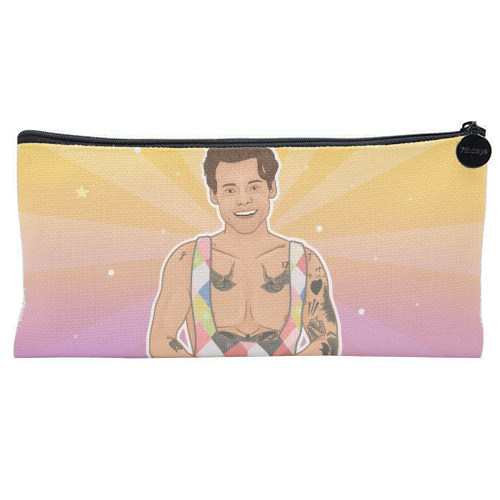 Party in Styles - flat pencil case by Loren Grosvenor