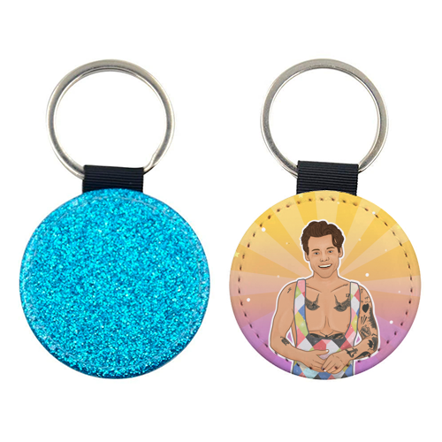 Party in Styles - keyring by Loren Grosvenor