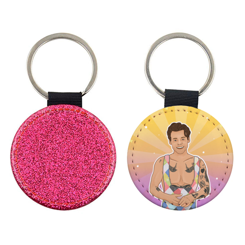 Party in Styles - keyring by Loren Grosvenor
