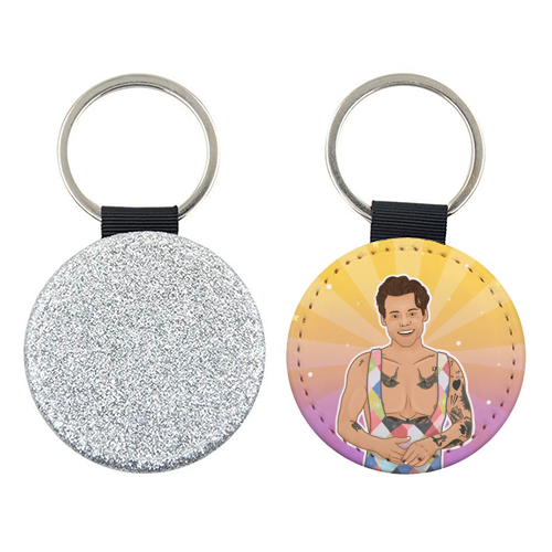Party in Styles - keyring by Loren Grosvenor