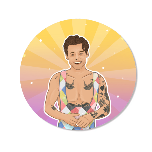 Party in Styles - Magnet by Loren Grosvenor