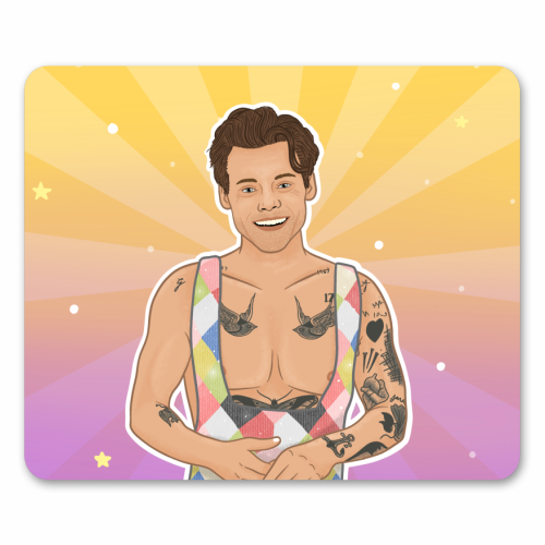 Party in Styles - mouse mat by Loren Grosvenor