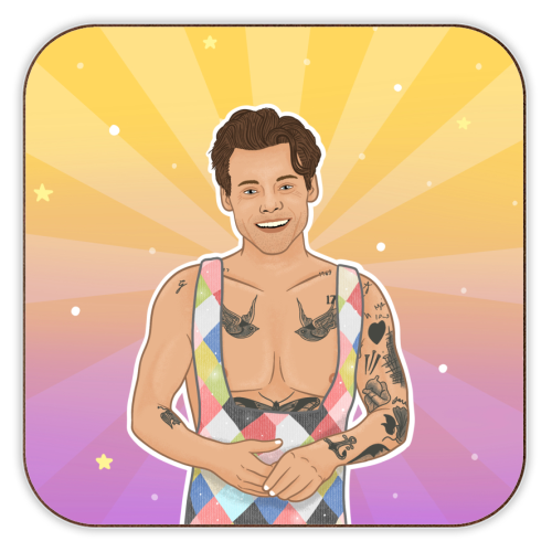 Party in Styles - personalised beer coaster by Loren Grosvenor