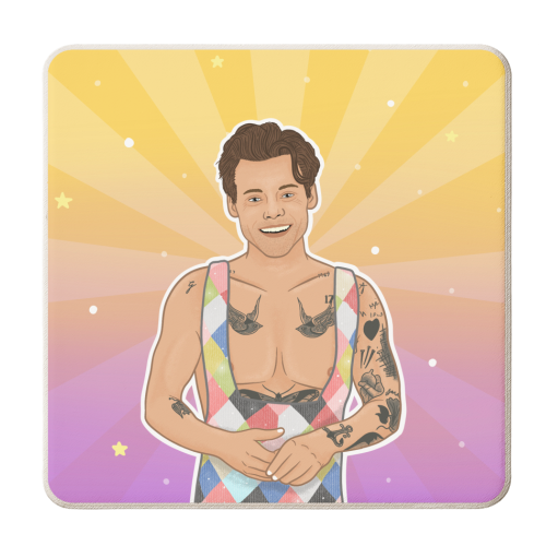 Party in Styles - personalised beer coaster by Loren Grosvenor