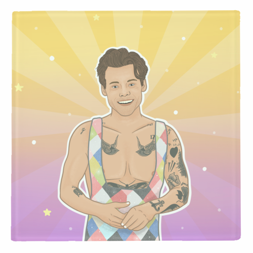 Party in Styles - personalised beer coaster by Loren Grosvenor