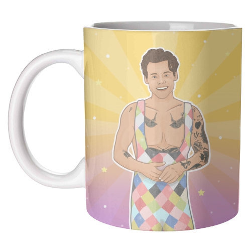 Party in Styles - unique mug by Loren Grosvenor