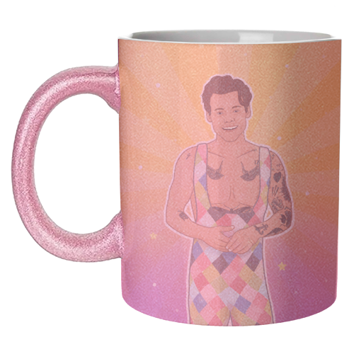 Party in Styles - unique mug by Loren Grosvenor