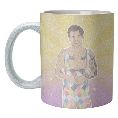 Party in Styles - unique mug by Loren Grosvenor