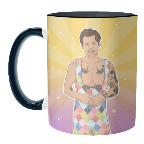 Party in Styles - unique mug by Loren Grosvenor