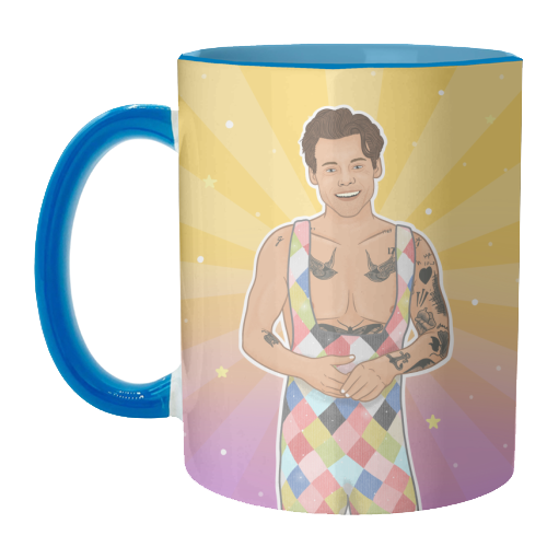 Party in Styles - unique mug by Loren Grosvenor