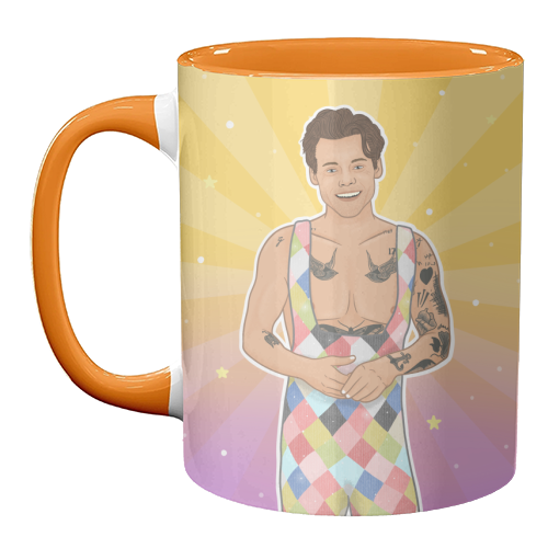 Party in Styles - unique mug by Loren Grosvenor