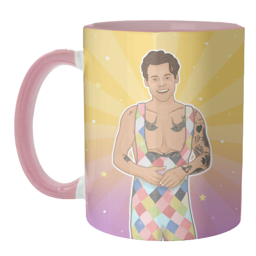 Party in Styles - unique mug by Loren Grosvenor