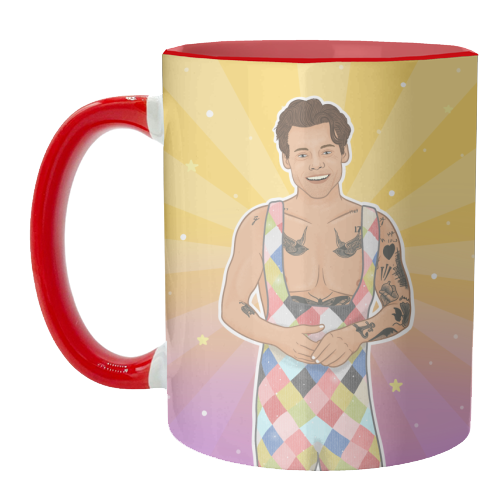 Party in Styles - unique mug by Loren Grosvenor