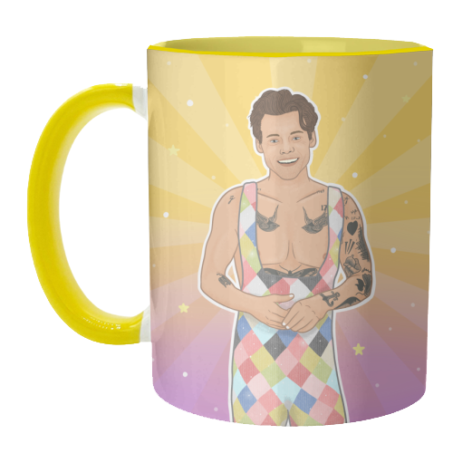 Party in Styles - unique mug by Loren Grosvenor