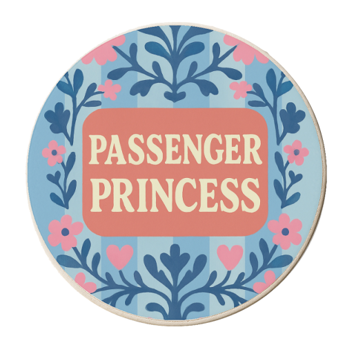 Passenger Princess - personalised beer coaster by Eloise
