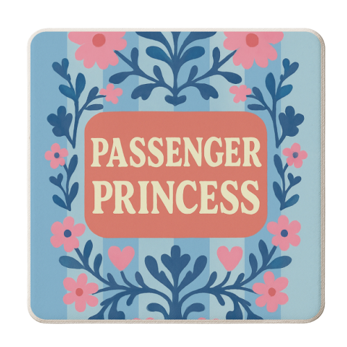 Passenger Princess - personalised beer coaster by Eloise