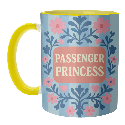 Passenger Princess - unique mug by Eloise