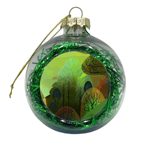 Passing - xmas bauble by Amy Lewis