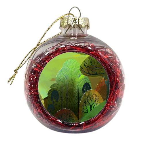 Passing - xmas bauble by Amy Lewis