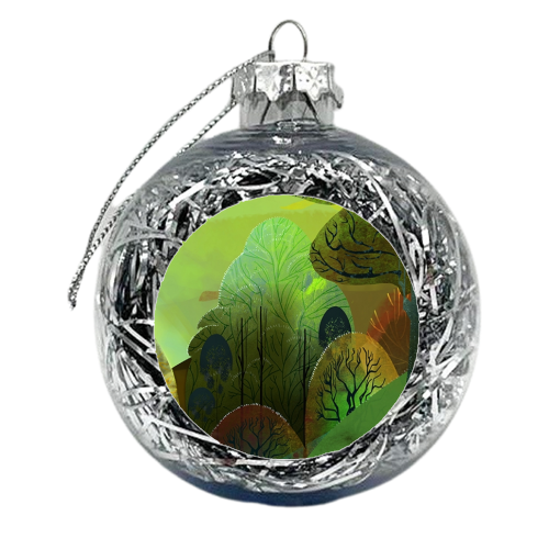 Passing - xmas bauble by Amy Lewis