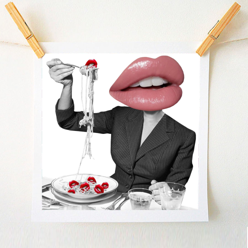 Pasta - A1 - A4 art print by Sophie Florence Design