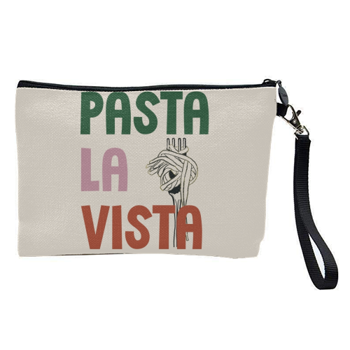Pasta La Vista foodie gift - pretty makeup bag by Giddy Kipper
