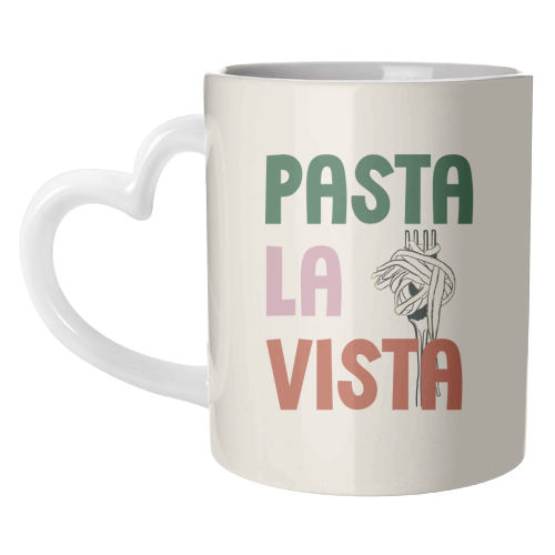 Pasta La Vista foodie gift - unique mug by Giddy Kipper