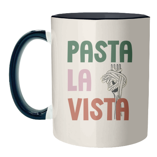 Pasta La Vista foodie gift - unique mug by Giddy Kipper