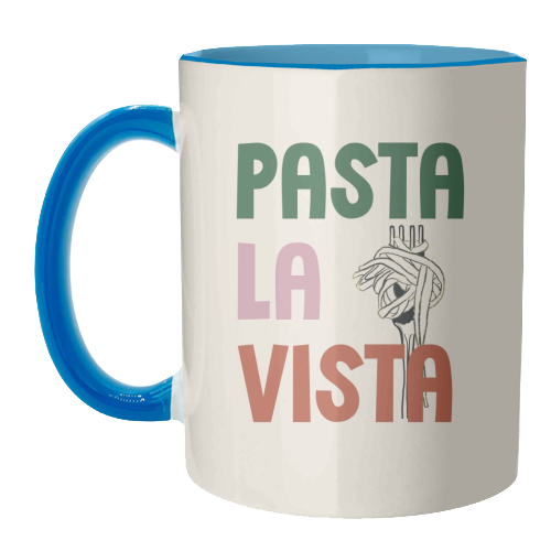 Pasta La Vista foodie gift - unique mug by Giddy Kipper