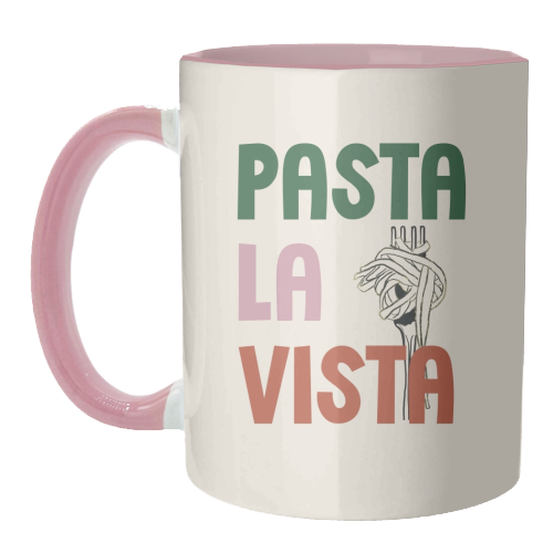 Pasta La Vista foodie gift - unique mug by Giddy Kipper