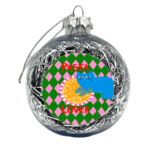 Pasta Lover - xmas bauble by The Paper Tail