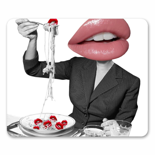 Pasta - mouse mat by Sophie Florence Design