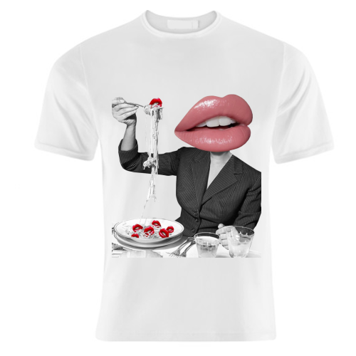 Pasta - unique t shirt by Sophie Florence Design